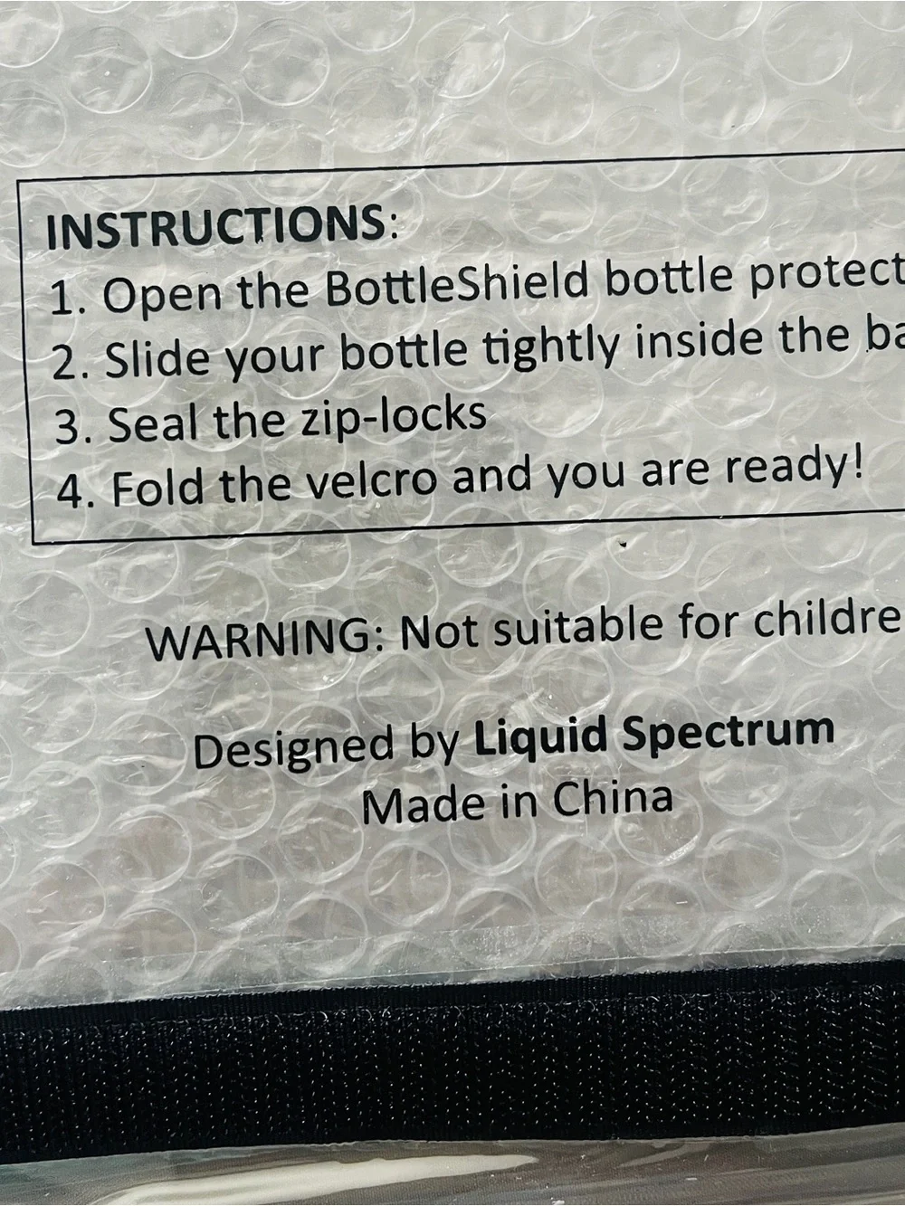 Wine Bottle Plastic Bags Bottle Shield Protector Travel Bag Lot Of 6 Clear